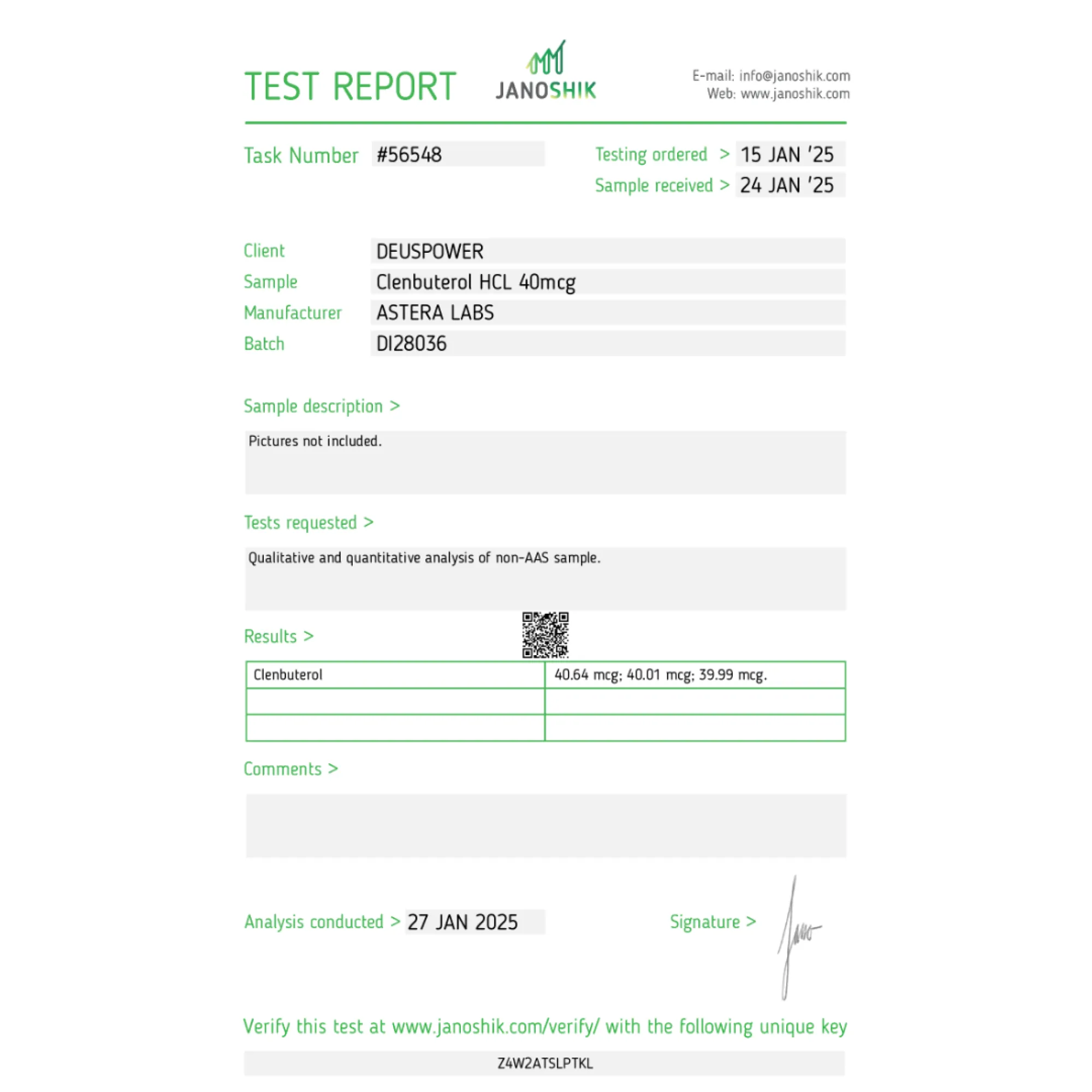 Clenbuterol HCL, Astera Labs, kup sterydy online - www.deuspowershop.net