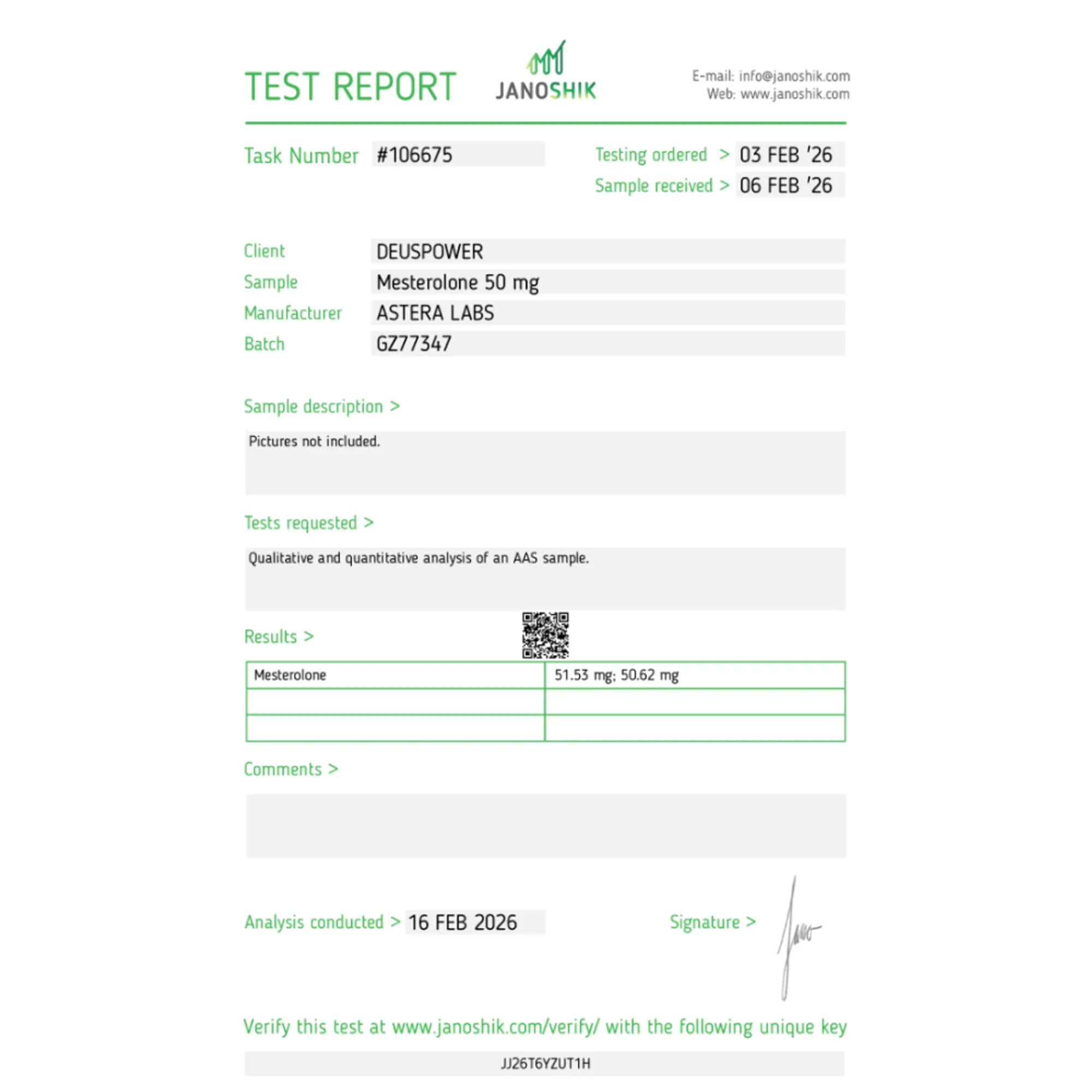 Mesterolone, Astera Labs, acquista steroidi online - www.deuspowershop.net
