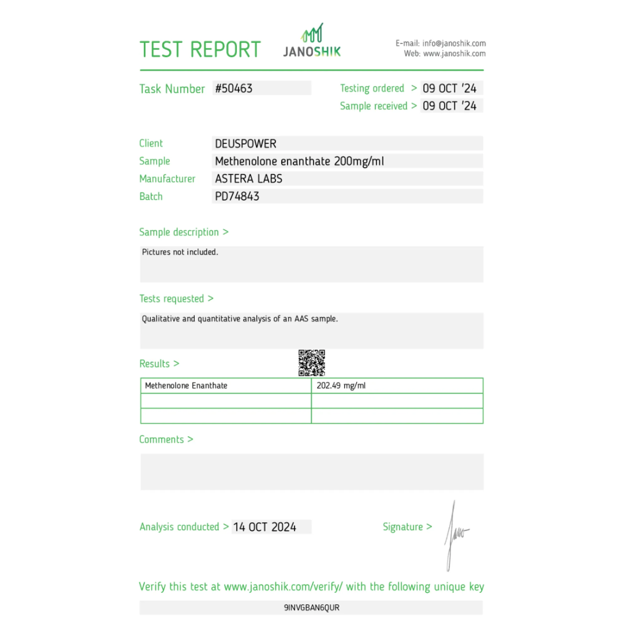 Methenolone Enanthate 200, Astera Labs