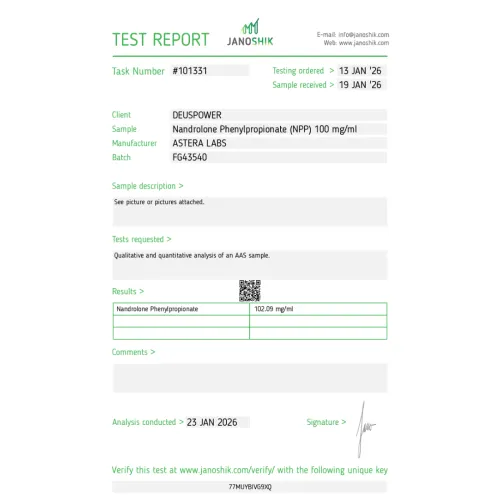 Nandrolone Phenylpropionate (NPP)