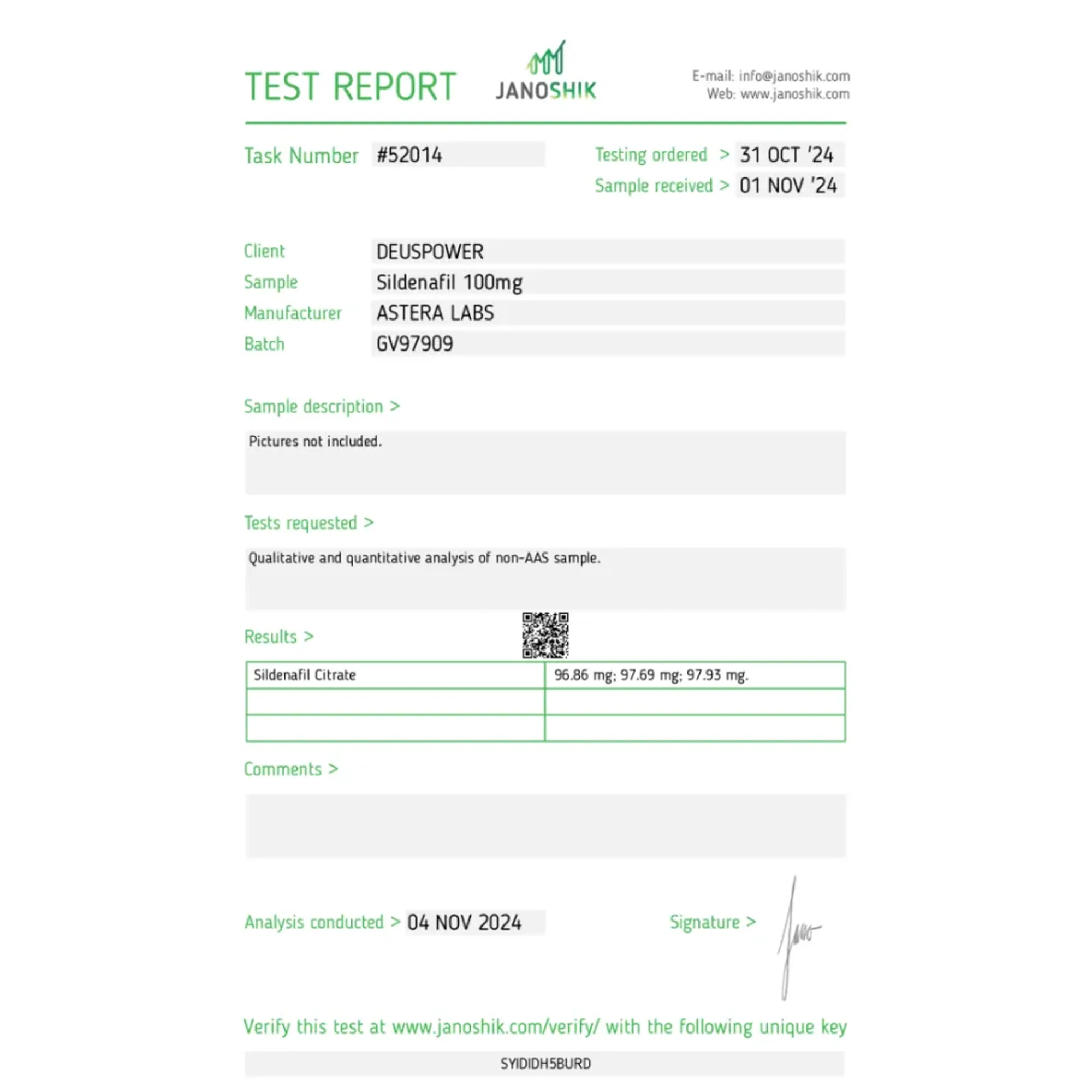 Sildenafil Citrate (Viagra) - 50 tabs, Astera Labs, Buy Steroids Online - www.deuspowershop.net