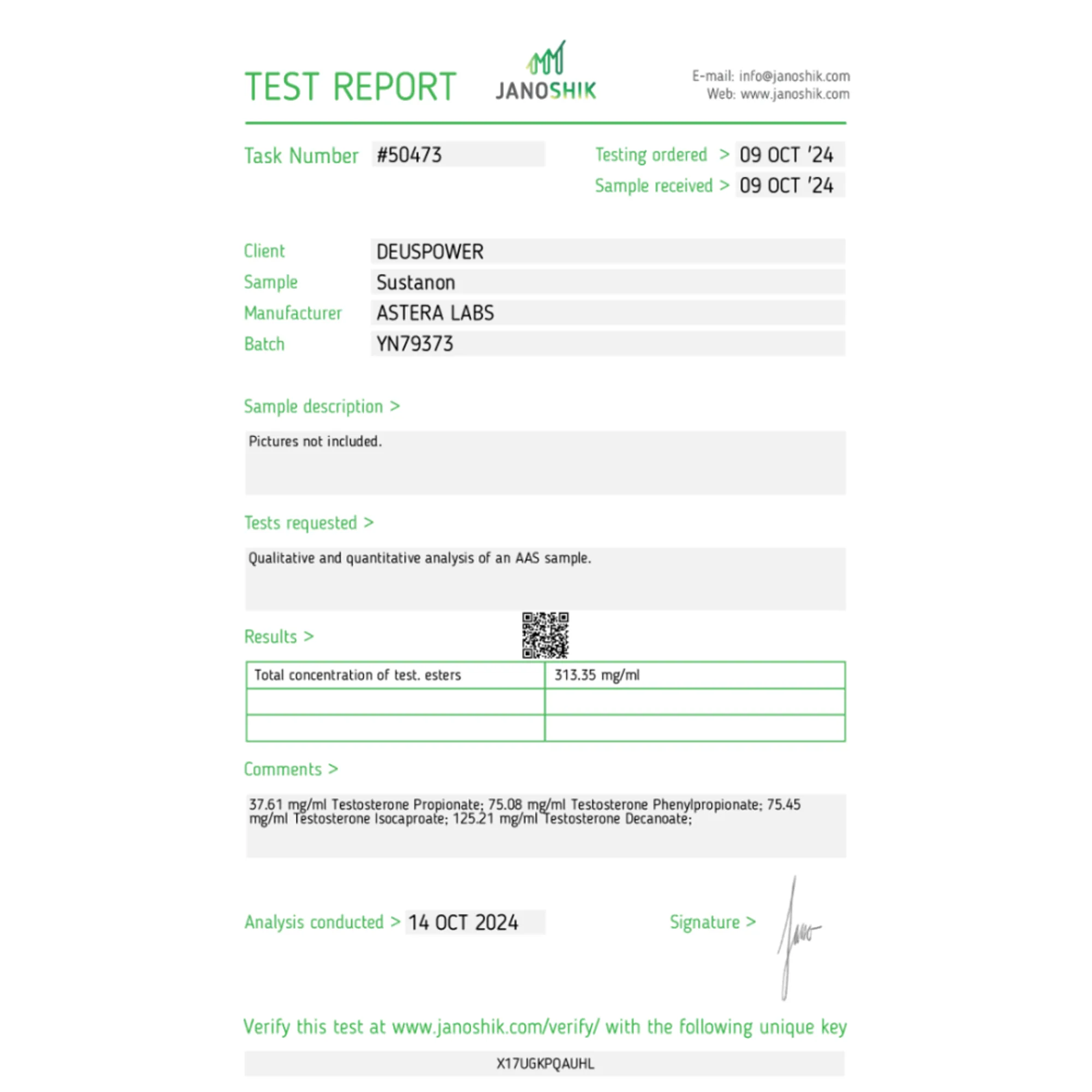 Sustanon 300 mg, Astera Labs, Steroide online kaufen – www.deuspowershop.net