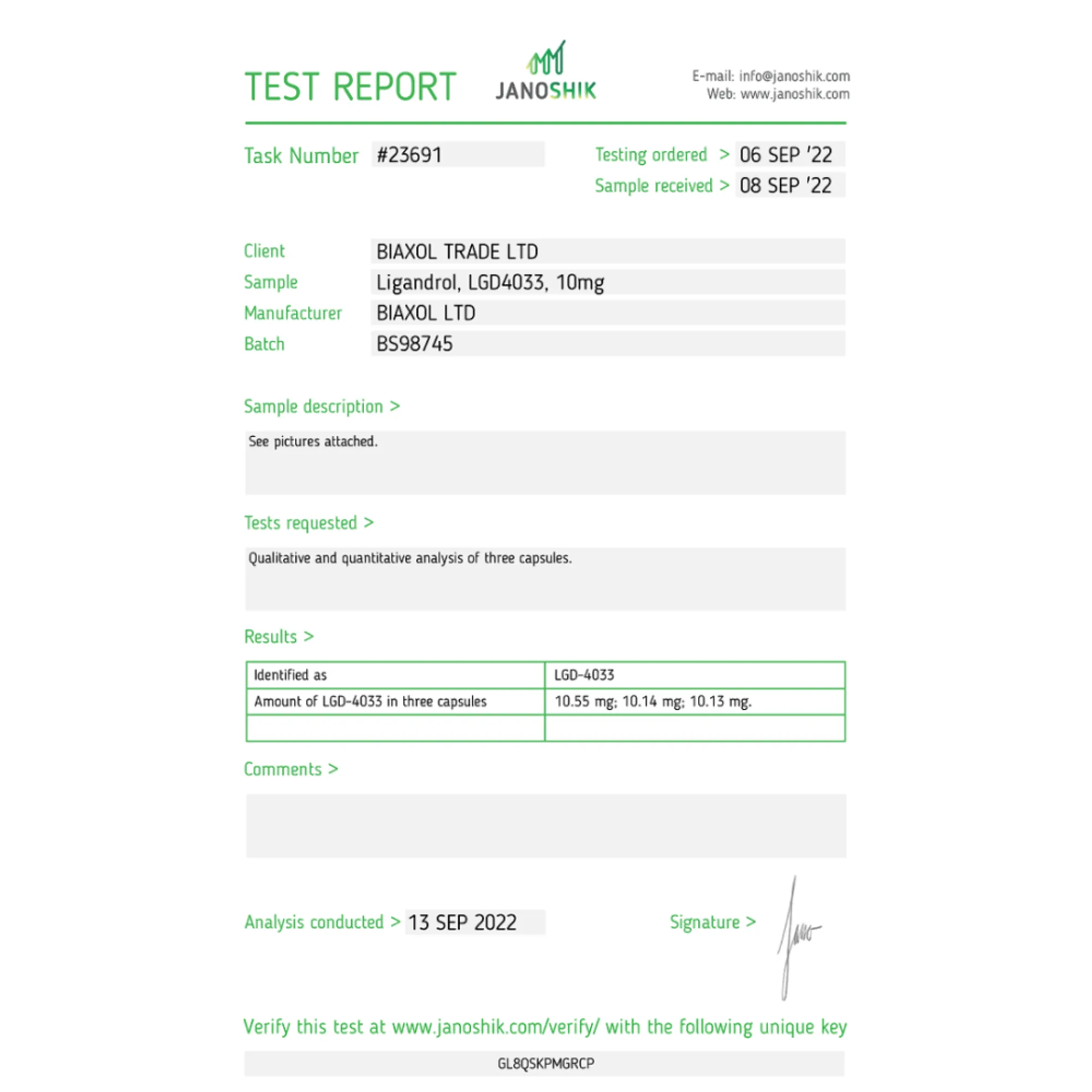 LIGANDROL (LGD4033), Biaxol, Buy Steroids Online - www.deuspowershop.net