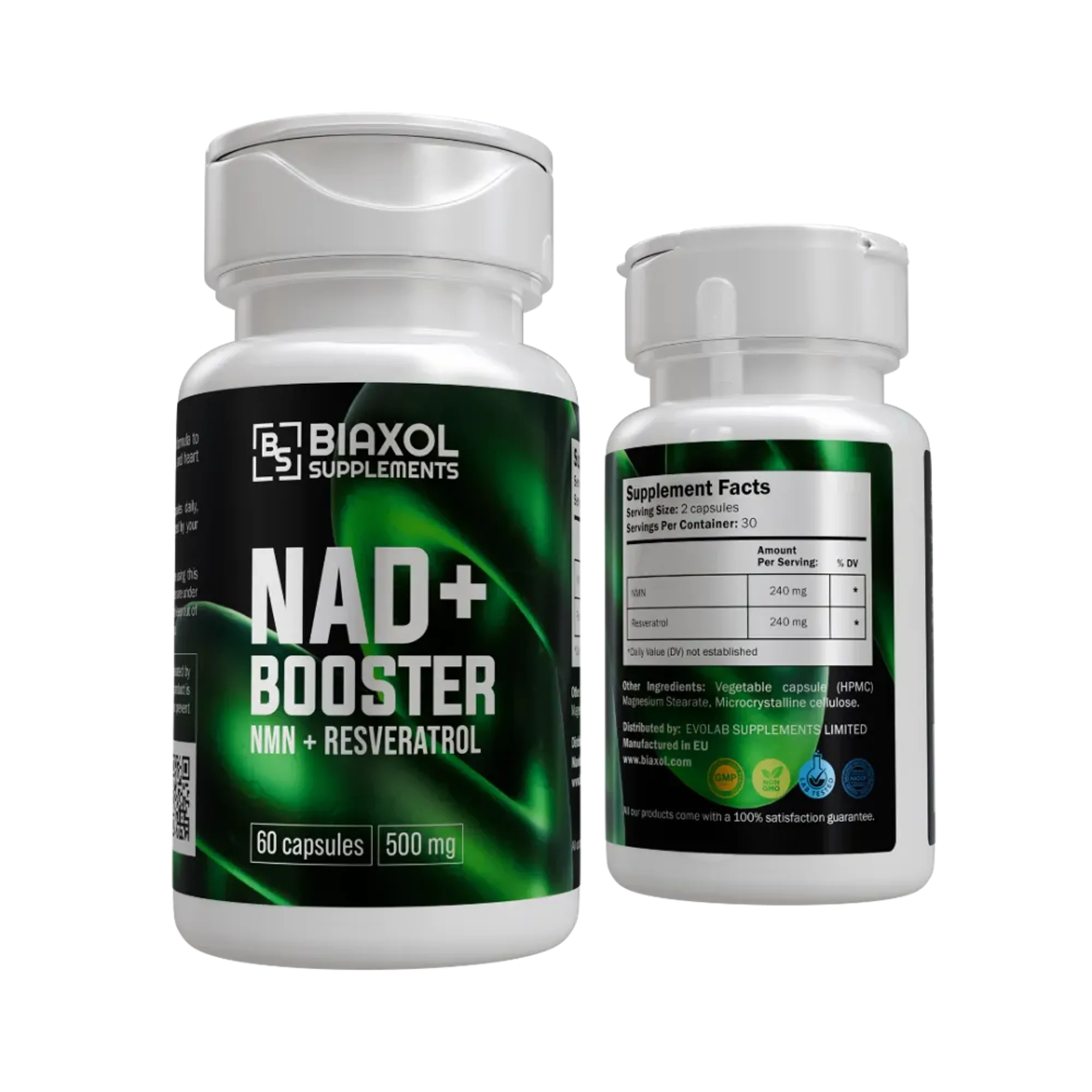 NMN + Resveratrol (NAD+ Booster), Biaxol, Buy Steroids Online - www.deuspowershop.net