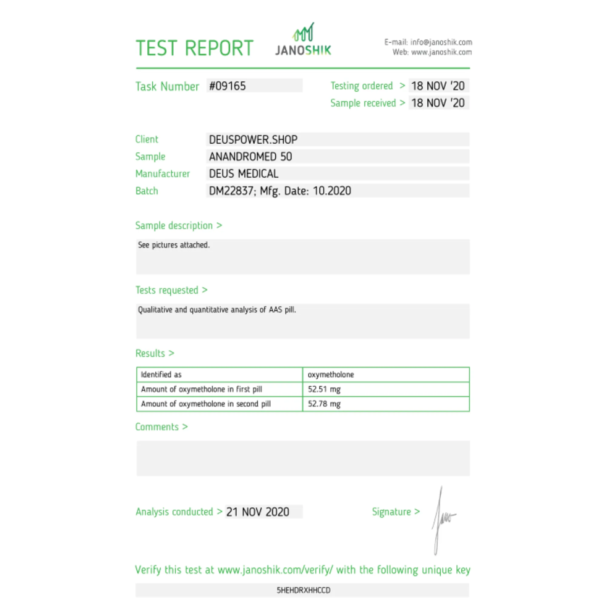 ANADROMED 50 (Oxymetholone), Deus Medical, Köp steroider online - www.deuspowershop.net