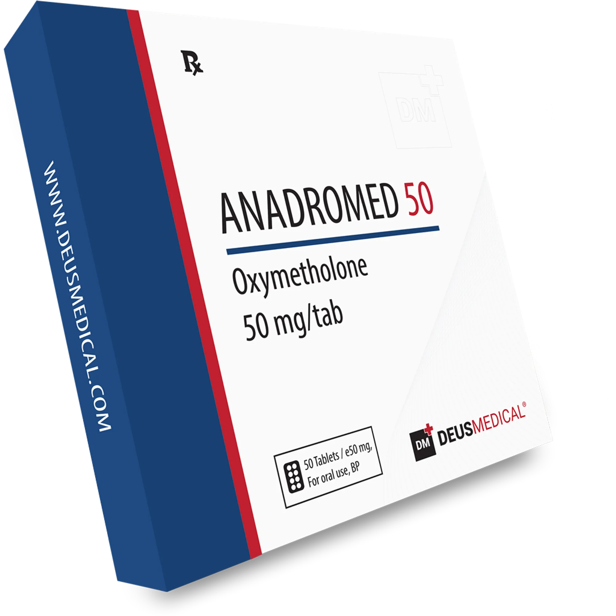 ANADROMED 50 (Oxymetholone), Deus Medical, Köp steroider online - www.deuspowershop.net