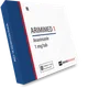 Arimimed 1 (Anastrozole) 1mg tablets by DeusPower Shop, professional 50-count blister packaging for oestrogen control.