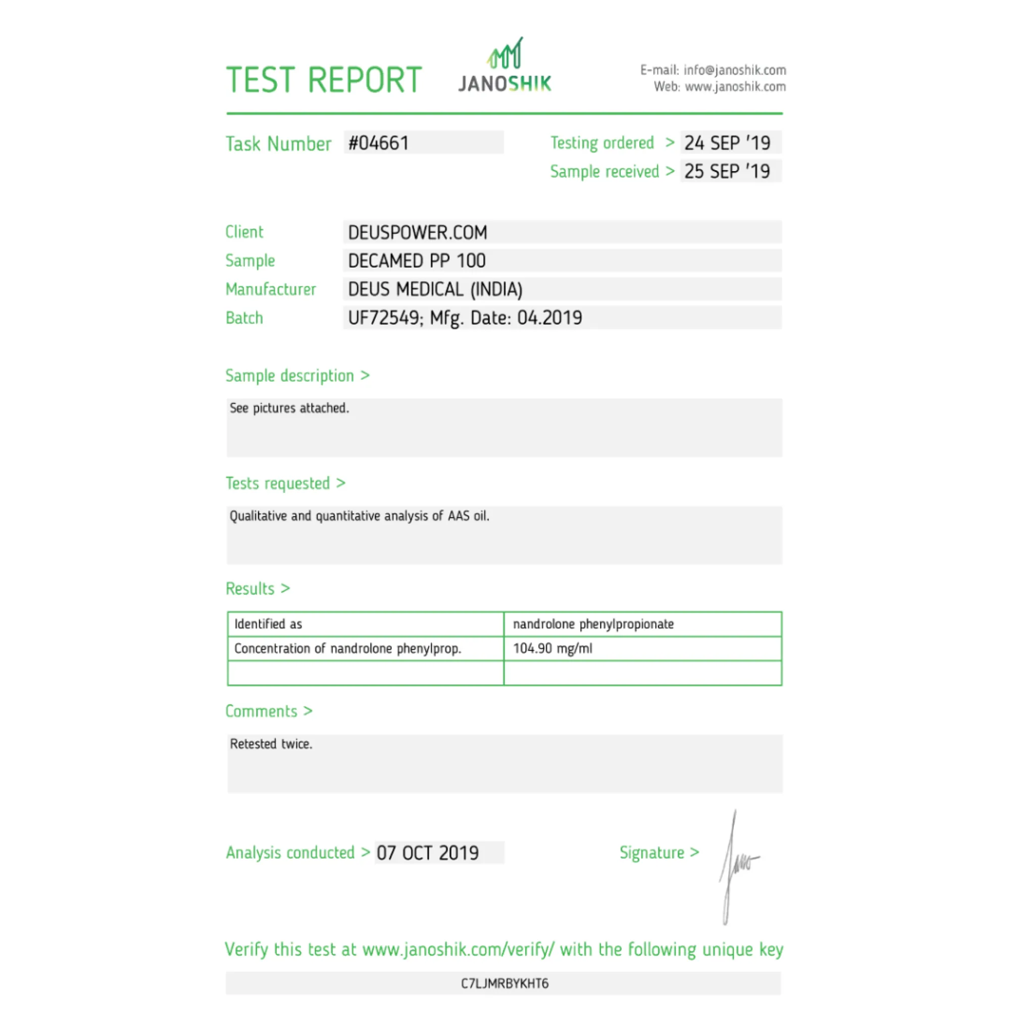 DECAMED PP 100 (Nandrolon Phenylpropionat), Deus Medical, Kaufen Sie Steroide Online - helixamed.com