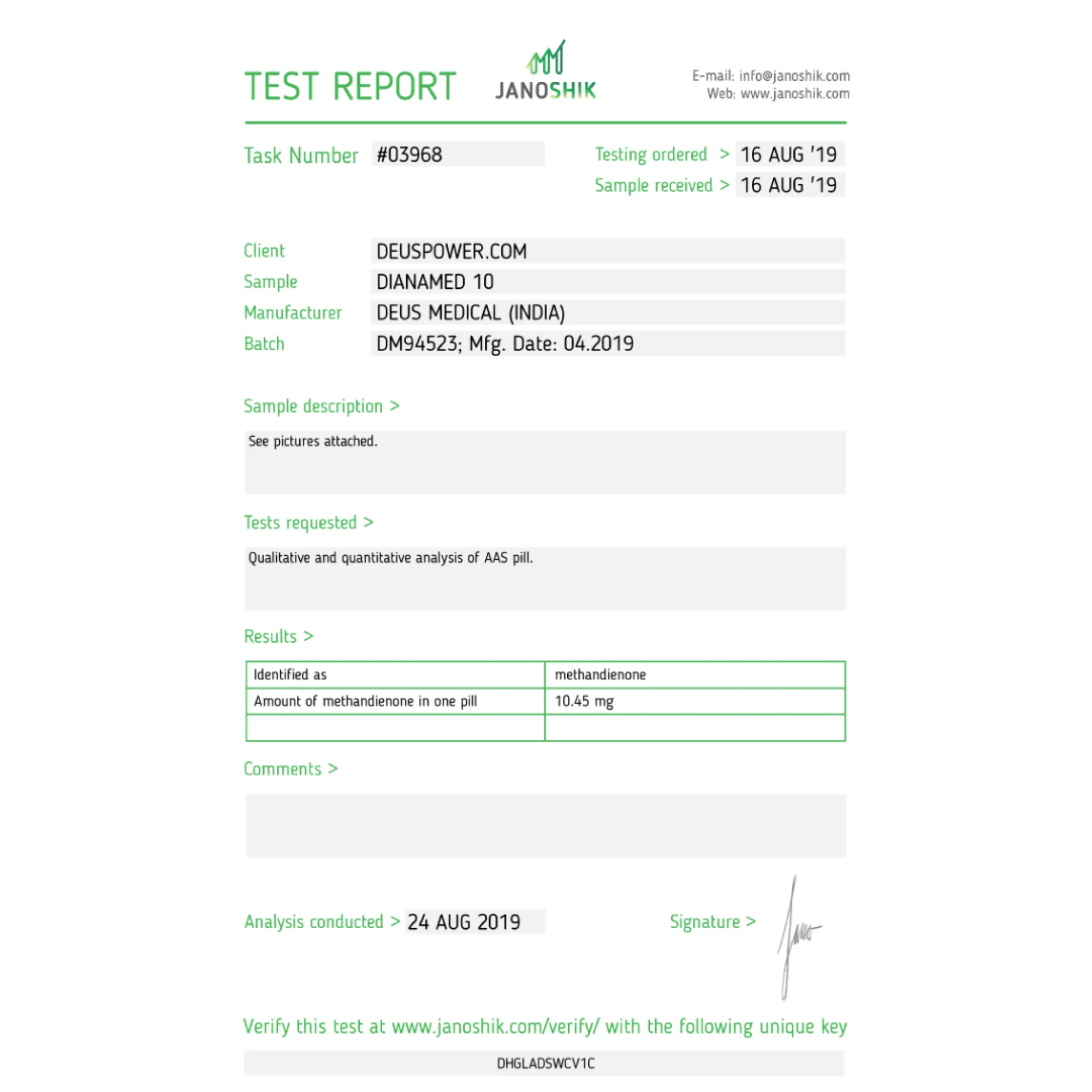 DIANAMED 10 (Methandienone), Deus Medical, Kaufen Sie Steroide Online - helixamed.com