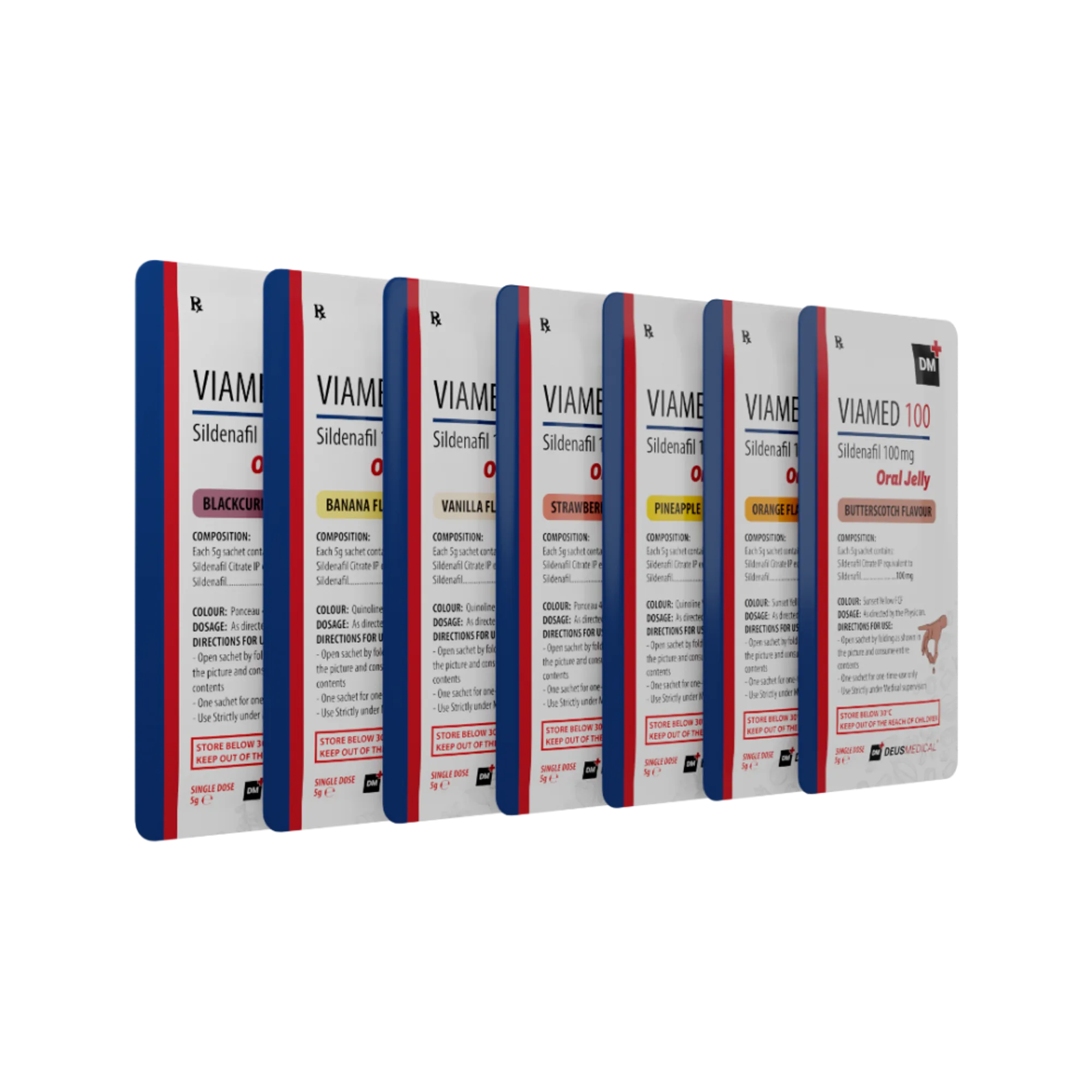 VIAMED 100 Sildenafil Citrate Oral Jelly, DeusPower Shop