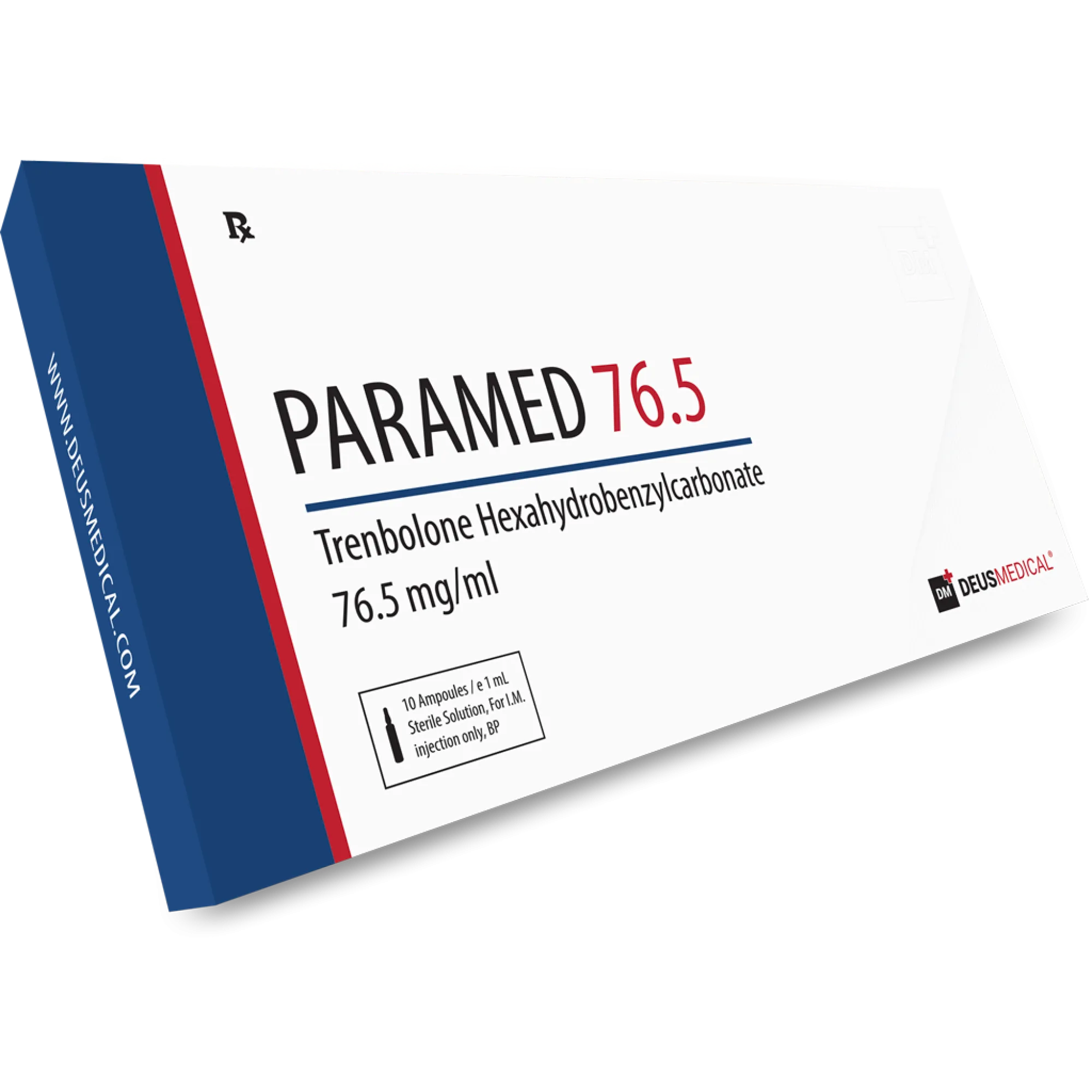 PARAMED 76.5 (Trenbolon Hexahydrobenzylcarbonate), Deus Medical, Koupit steroidy online - www.deuspowershop.net