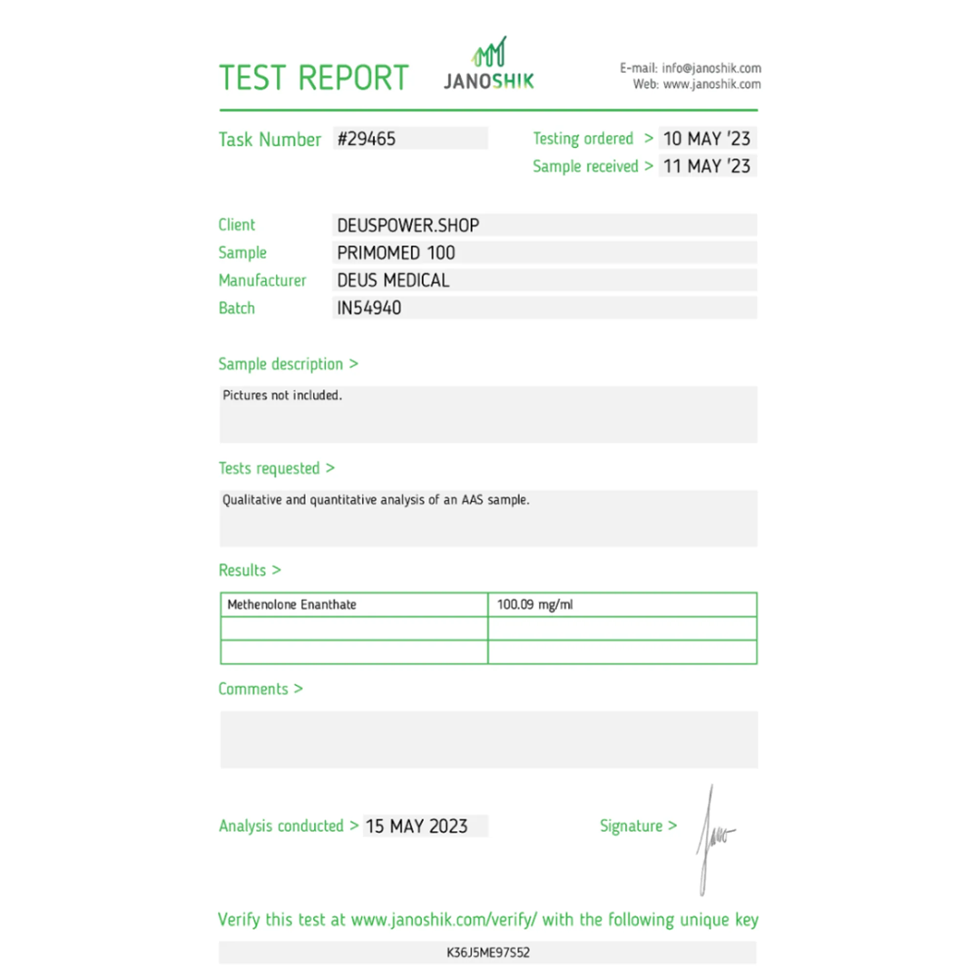 PRIMOMED 100 (Methenolon Enantat), Deus Medical, Kaufen Sie Steroide Online - www.deuspowershop.net