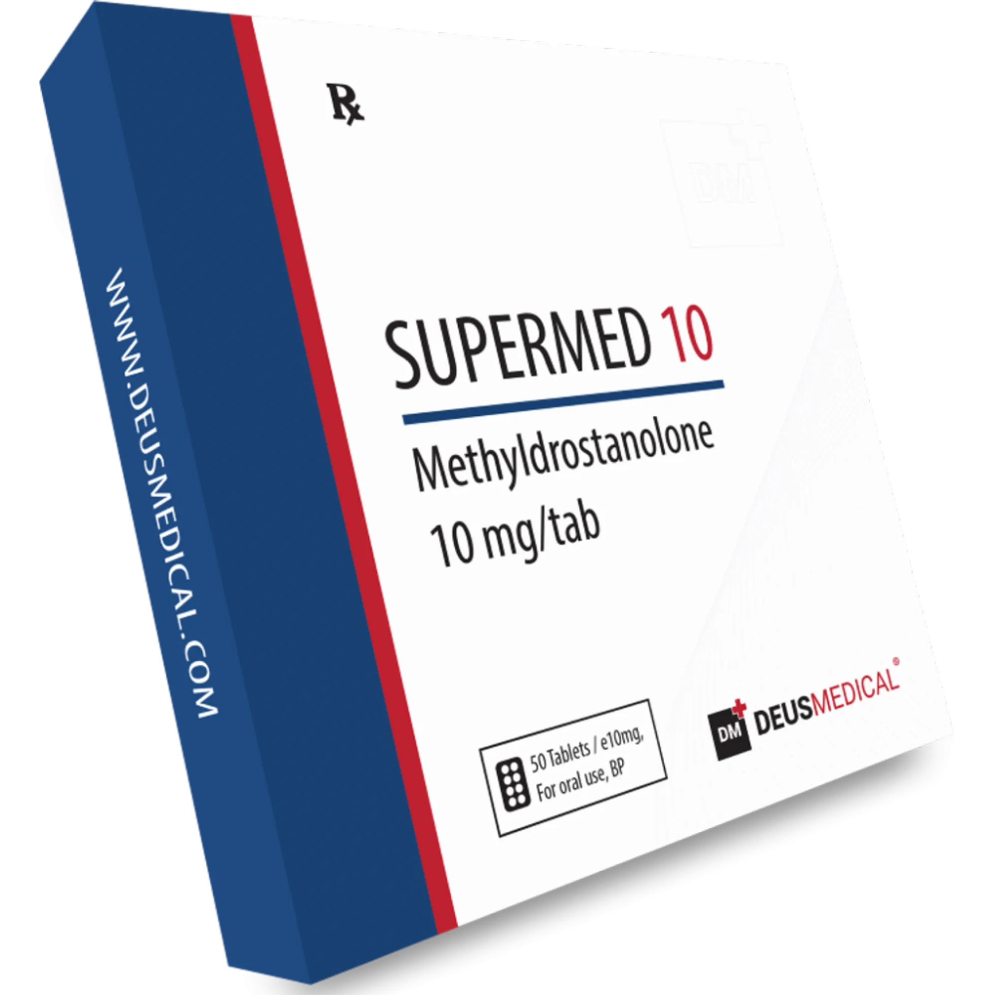 SUPERMED 10 (Methyldrostanolone), Deus Medical, Buy Steroids Online - www.deuspowershop.net