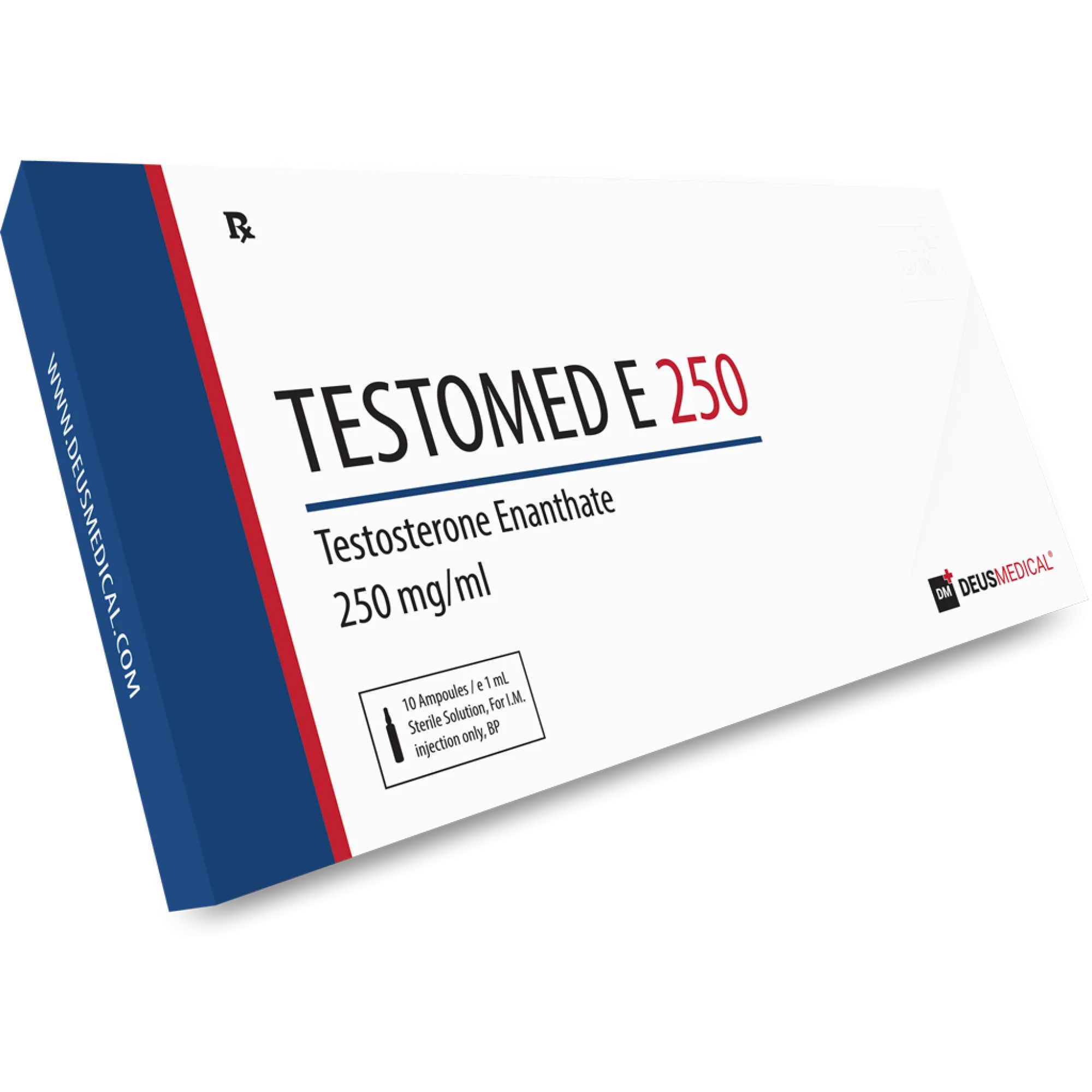 TESTOMED E 250 (Testosterone Enanthate), Deus Medical, Buy Steroids Online - www.deuspowershop.net