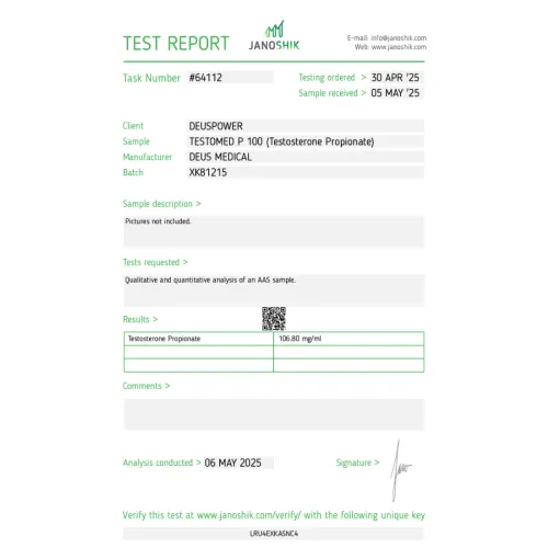 TESTOMED P 100 (Testosterone Propionate)