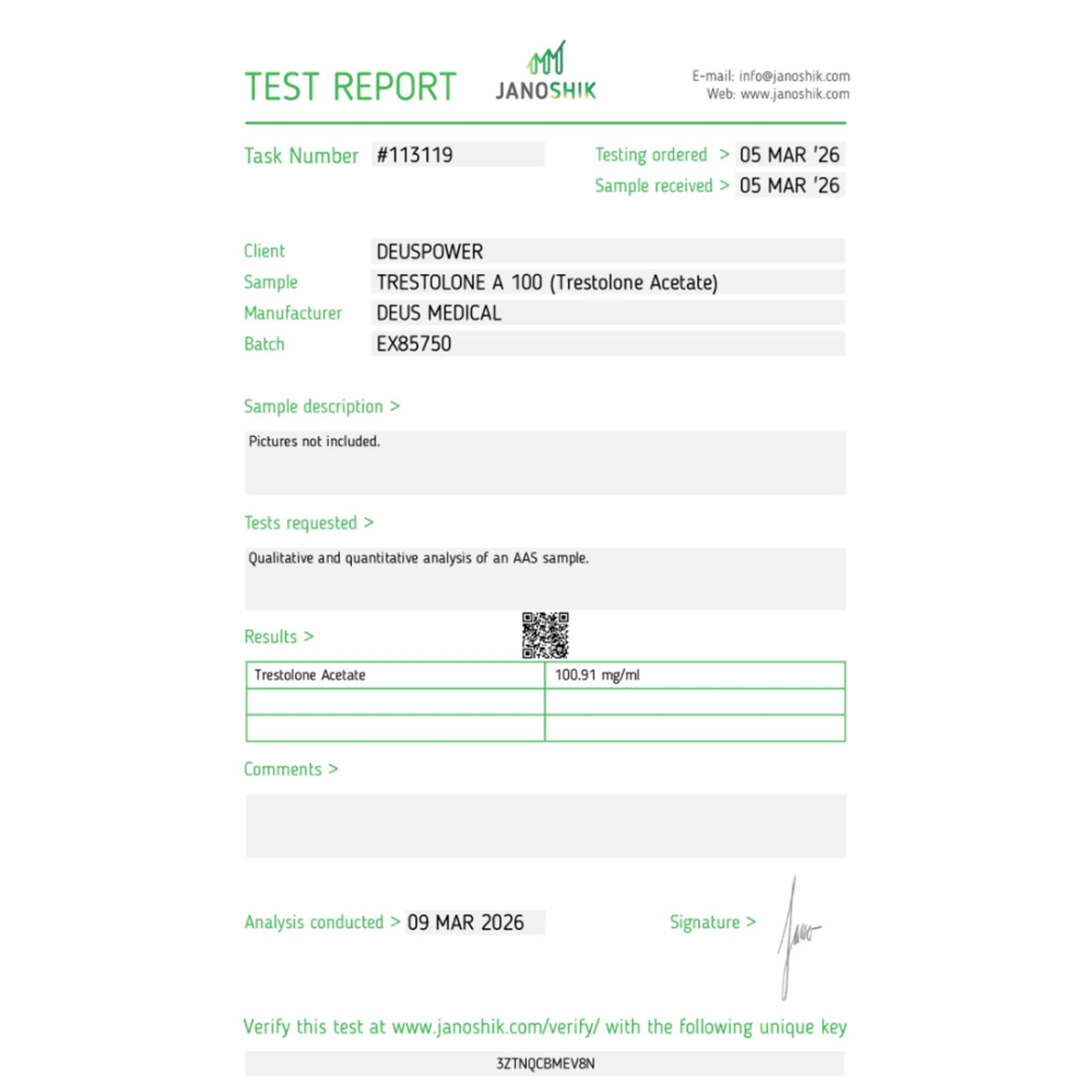 Ment for sale Trestolone A 100 trestolone acetate 100mg/ml injectable by DeusPower Shop