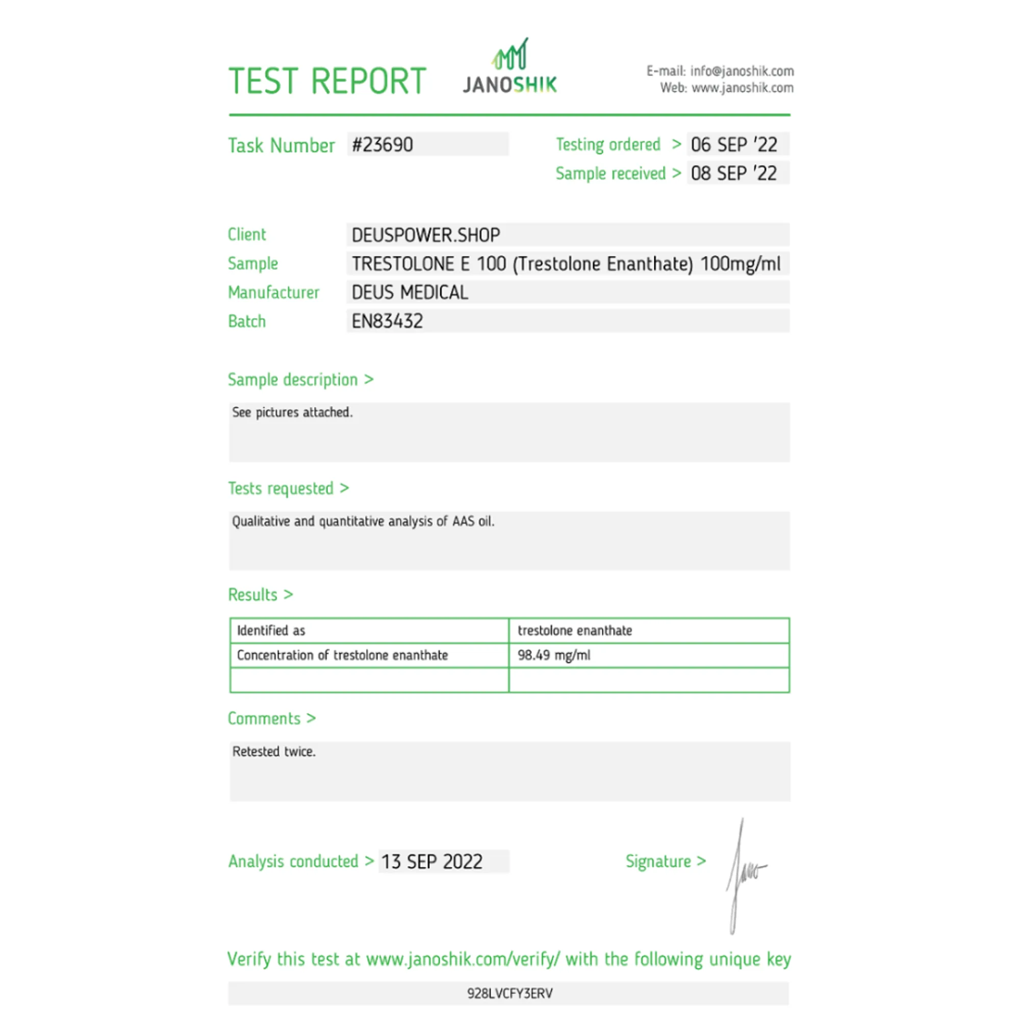Trestolone enanthate for sale Trestolone E 100 trestolone enanthate 100mg/ml injectable by DeusPower Shop