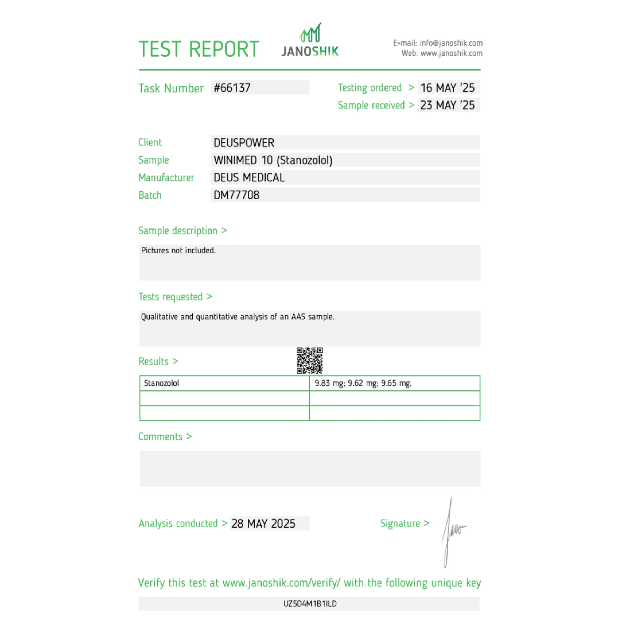 WINIMED 10 (Stanozolol), Deus Medical, Buy Steroids Online - www.deuspowershop.net