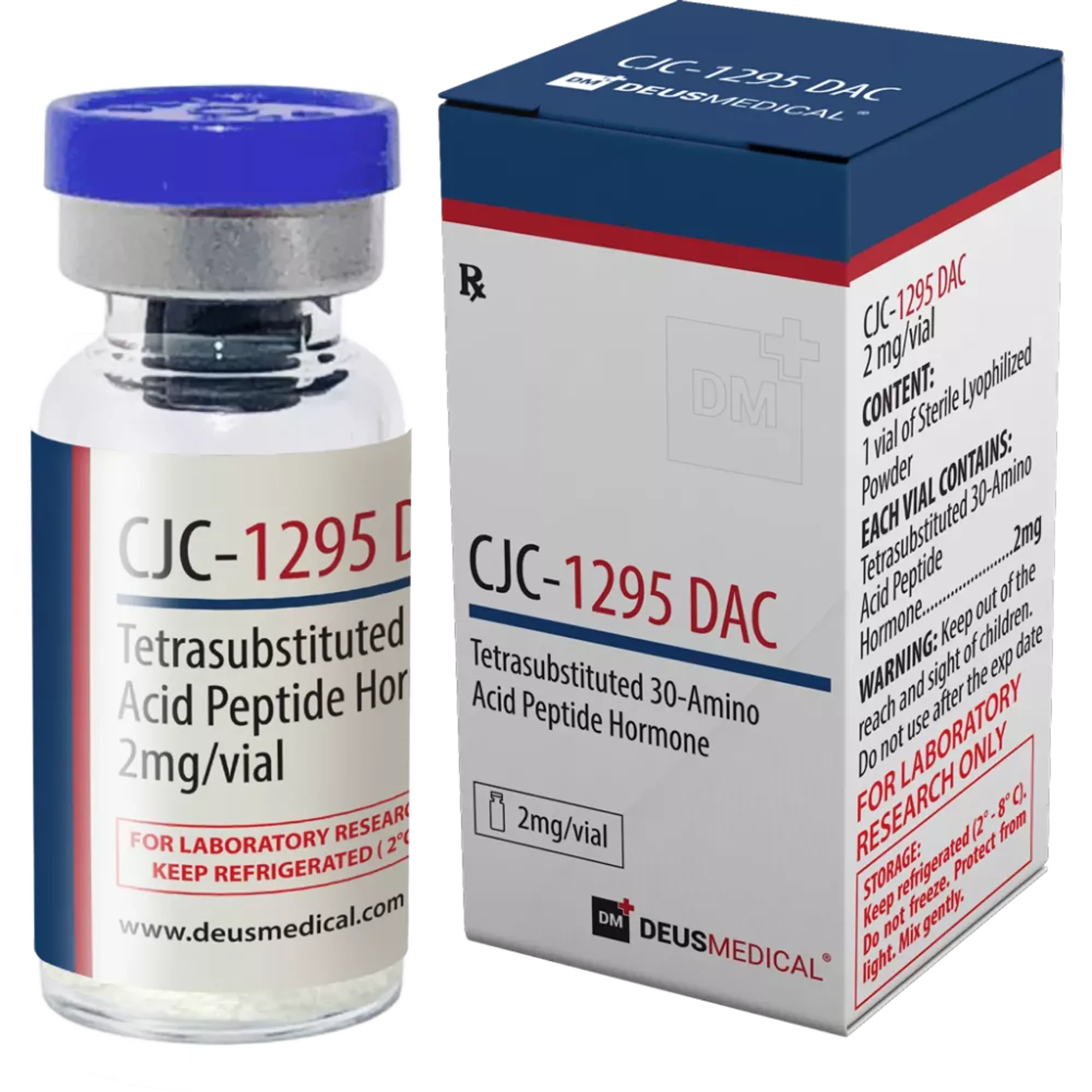 CJC-1295 DAC (tetragesubstitueerd 30-aminozuurpeptidehormoon), Deus Medical, koop steroïden online - www.deuspowershop.net