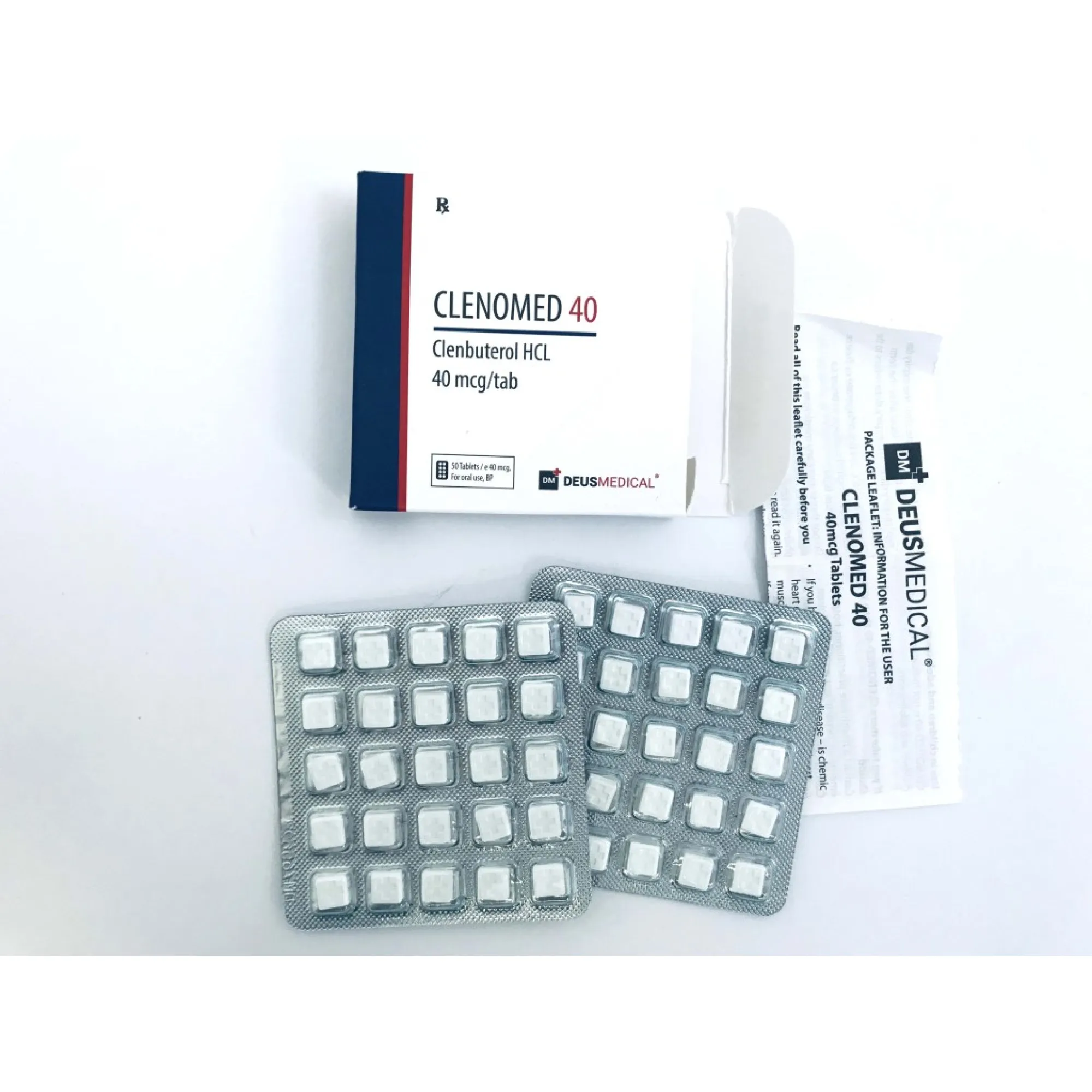 CLENOMED 40 (Clenbuterol), Deus Medical, Koupit steroidy online – helixamed.com