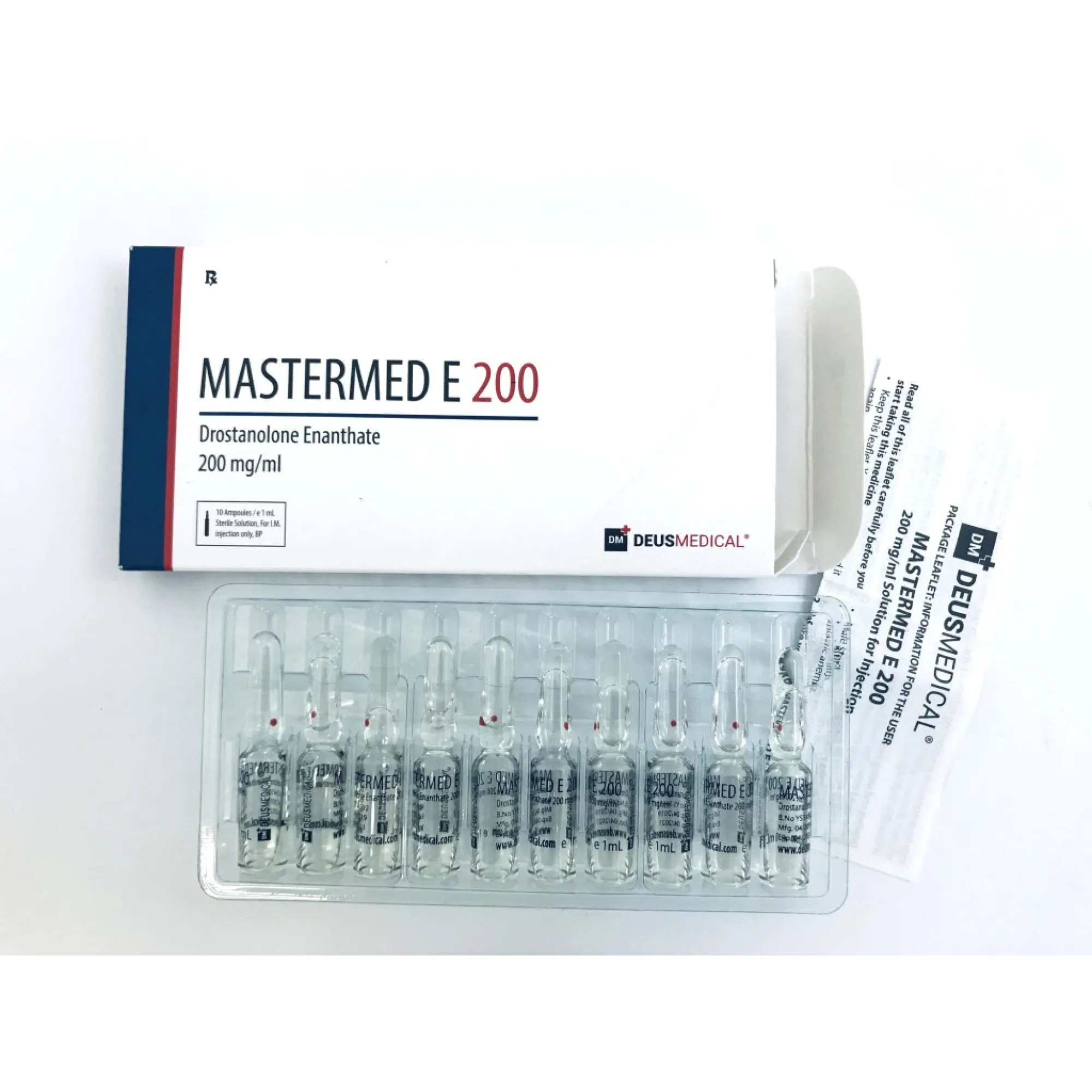 MASTERMED E 200 (Drostanolone Enanthate), Deus Medical, Acquista Steroidi Online - helixamed.com