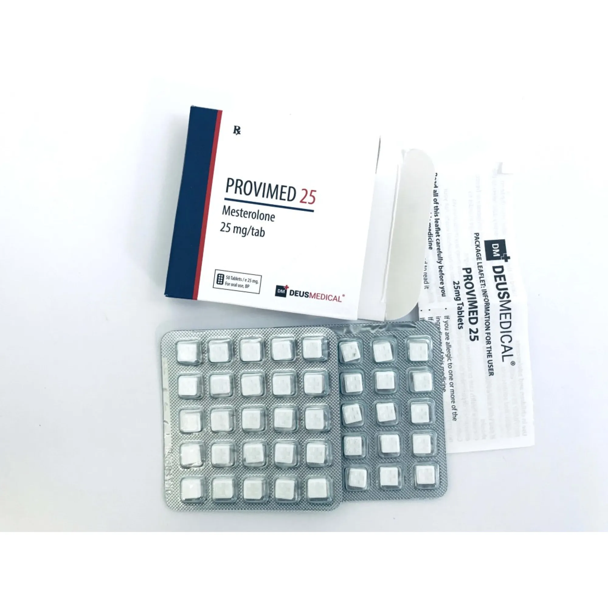PROVIMED 25 (Mesterolone), Deus Medical, Buy Steroids Online - helixamed.com