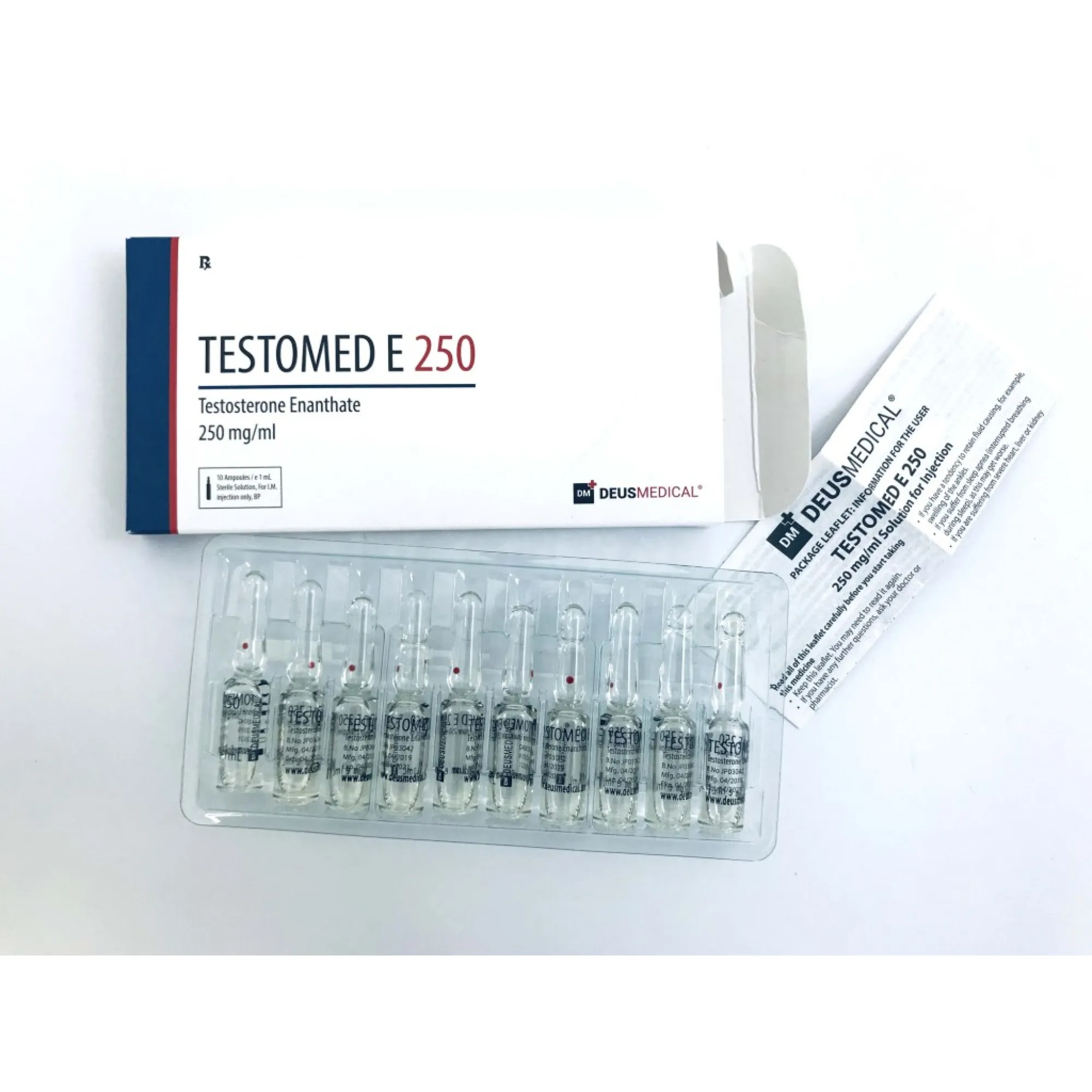 TESTOMED E 250 (Testosteron ENANTAAT), Deus Medical, koop steroïden online - helixamed.com