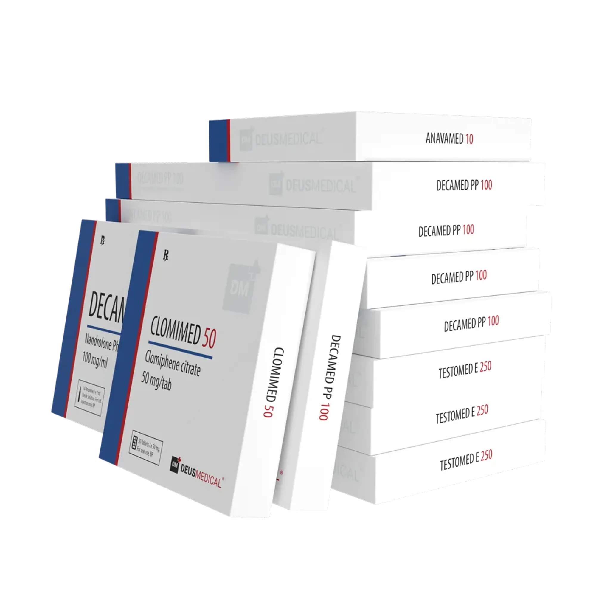 Advanced Bulking Stack – TESTOMED E 250, DECAMED PP 100, ANADROMED 50, CLOMIMED 50, DeusPower Shop