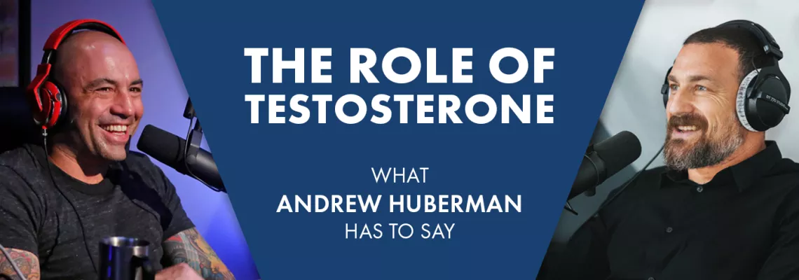 Testosteron zorgt ervoor dat inspanning een goed gevoel geeft - Andrew Huberman en Joe Rogan